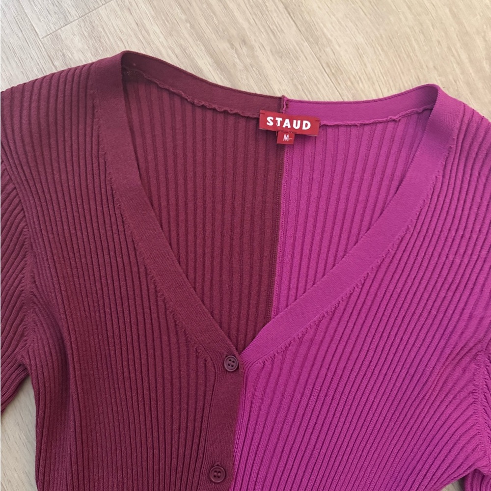 STAUD Colorblock Cardigan - Picture 4 of 5